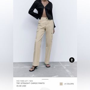 Zara cargo pants new
